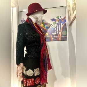 Eclectic Chic Winter Outfit - Includes Vintage and Handmade Pieces